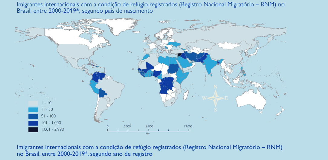 Imagem ilustrativa do Gráfico do Atlas das migrações internacionais da região sul